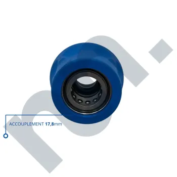 COUPLEUR FEMELLE PASSAGE LIBRE ST-3100 DN12 17,8MM FEMELLE GAZ 1/2