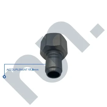 COUPLEUR MALE PASSAGE LIBRE ST-3100 DN12 17,8MM FEMELLE GAZ 1/3