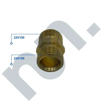 RACCORD LAITON MALE 22X150