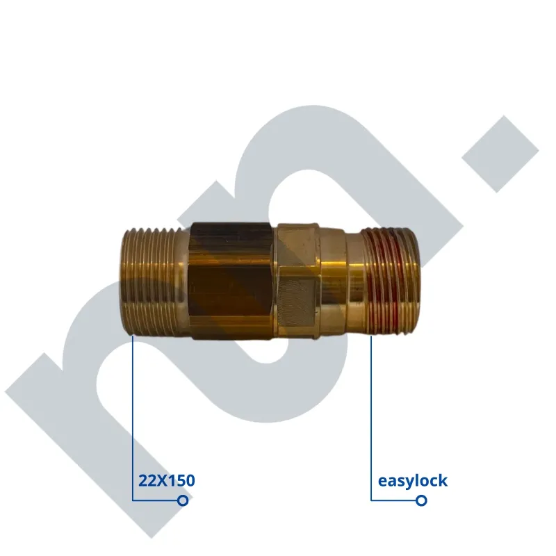 RACCORD LAITON MALE EASYLOCK - MALE 22X150