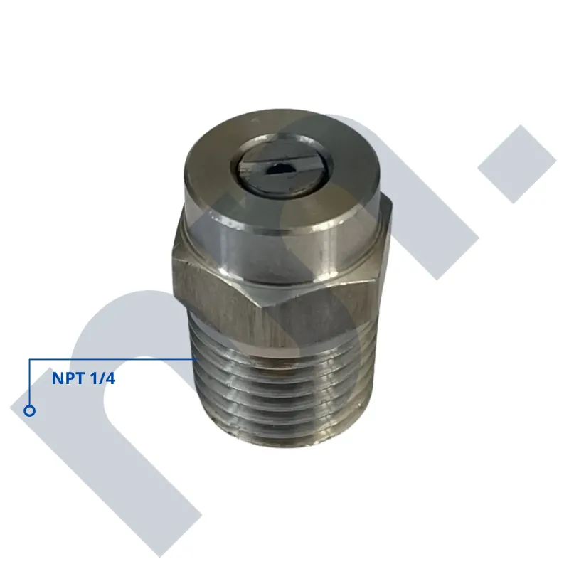 BUSE HAUTE PRESSION 1/4 MNPT ANGLE 25°