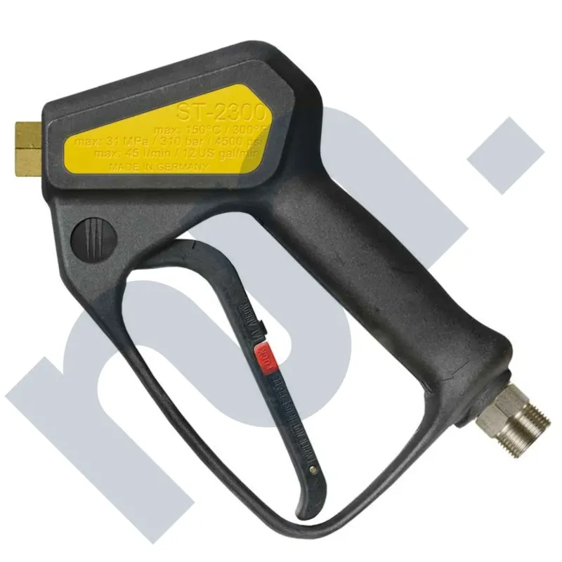 POIGNEE PISTOLET LAVAGE HAUTE PRESSION MALE 22X150 ROTATIF - F1/4 - 310 BAR - 45L/MIN