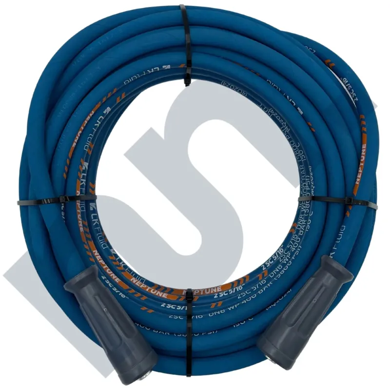 Flexible HP 2SC lavage bleu 5/16 DN8 femelle easylock