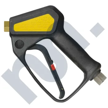 POIGNEE PISTOLET LAVAGE HAUTE PRESSION FEMELLE GAZ 3/8 ROTATIF - F1/4 - 310 BAR - 45L/MIN