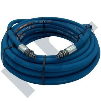 Flexible HP 2SC lavage bleu 5/16 DN8 EKL11 Inox