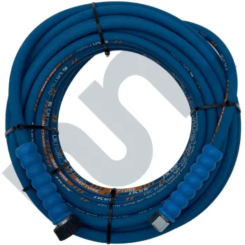 Flexible HP 2SC lavage bleu 3/8 DN10 femelle BSP 1/2 - femelle 22X150