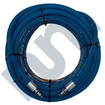 Flexible HP 2SC lavage bleu 5/16 DN8 EKL11 Inox