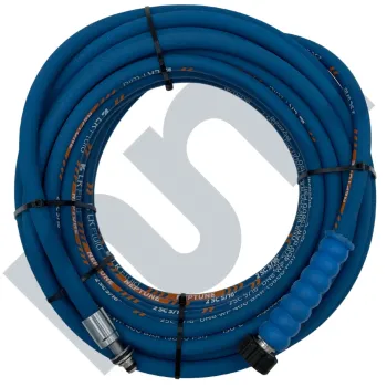 Flexible HP 2SC lavage bleu 5/16 DN8 femelle 22X150 / EKL11 Inox