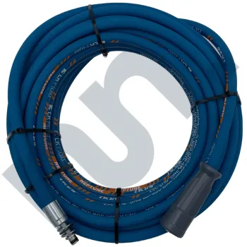 Flexible HP 2SC lavage bleu 5/16 DN8 femelle easylock / EKL 11 Inox