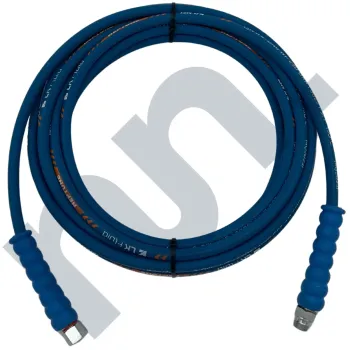 Flexible HP 1SN lavage bleu 1/4 DN6 femelle BSP 3/8 / mâle BSP 3/8