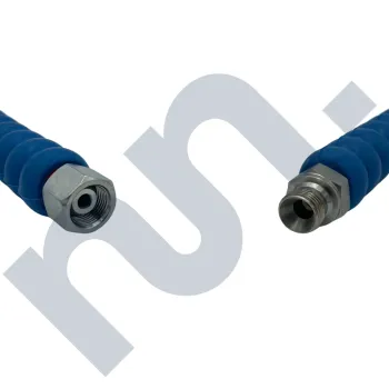 Flexible HP 1SN lavage bleu 1/4 DN6 femelle BSP 3/8 / mâle BSP 3/8