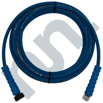 Flexible HP 1SN lavage bleu 1/4 DN6 femelle BSP 3/8 / femelle M22X150