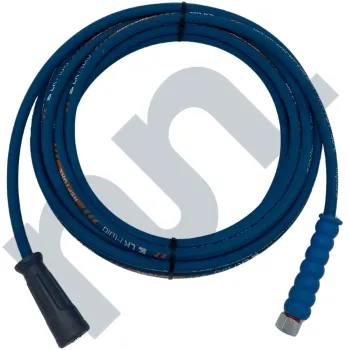 Flexible HP 1SN lavage bleu 1/4 DN6 femelle BSP 3/8 / easylock