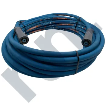 Flexible HP 2SC lavage bleu 3/8 DN10 femelle easylock
