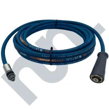 Flexible HP 1SN lavage bleu 1/4 DN6 femelle easylock / EKL 11 Inox