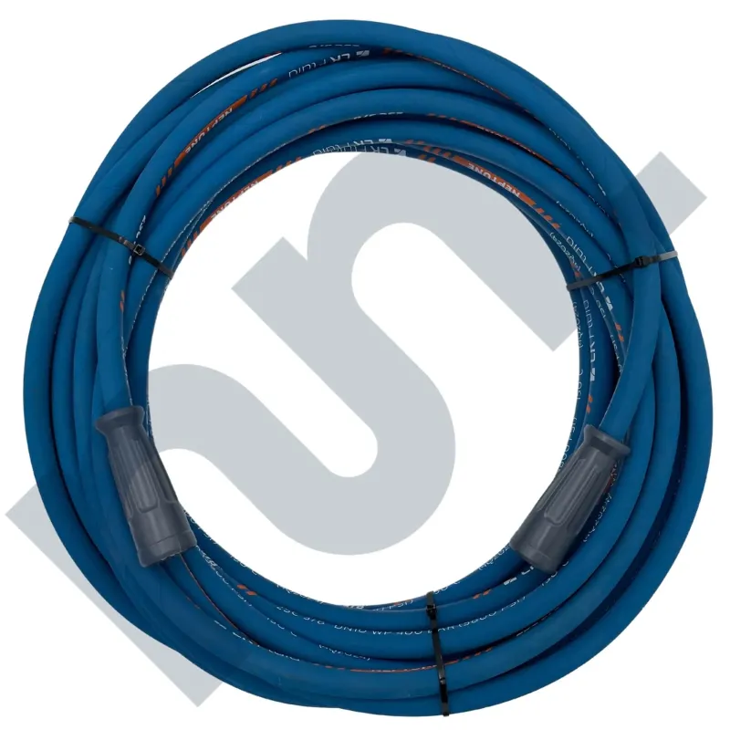 Flexible HP 2SC lavage bleu 3/8 DN10 femelle easylock